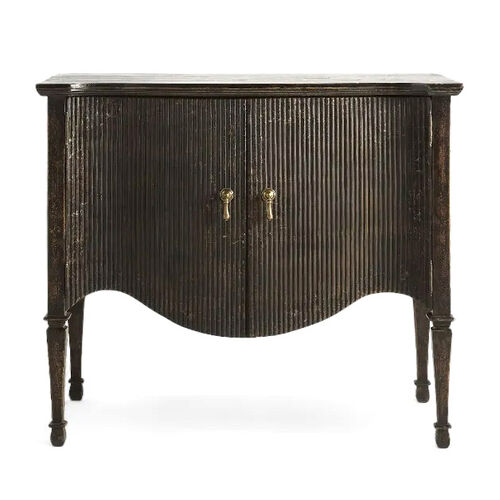 French Country Saddle Hall Cabinet